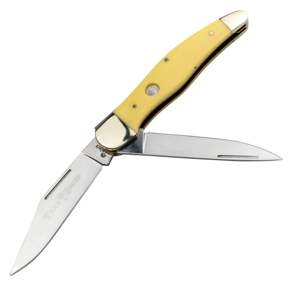Boker TS 2.0 Yellow Delrin Hunter Folding Knife 3 Boker TS 2.0 Yellow Delrin Hunter Folding Knife