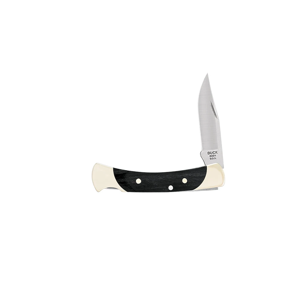 Buck Knives Buck 055 Folding Knife With Ebony Handle 5 Buck Knives Buck 055 Folding Knife With Ebony Handle - Image 3