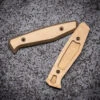 Daily Customs Bronzed Aluminum Handles For The Boker AK1 Daily Knife -Multifunctional Tool Store DCAK1PLALBZ Daily Customs AK1 Plain Al Bz Handles Front and Back