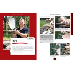 Victorinox Whittling In The Wild Swiss Army Knife Book By Felix Immler 15 Victorinox Whittling In The Wild Swiss Army Knife Book By Felix Immler -Multifunctional Tool Store FC00718 Whittling in the Wild Raft Instructions