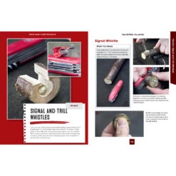 Victorinox Whittling In The Wild Swiss Army Knife Book By Felix Immler 17 Victorinox Whittling In The Wild Swiss Army Knife Book By Felix Immler -Multifunctional Tool Store FC00718 Whittling in the Wild Whistles