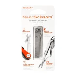 KeySmart Nano Scissors -Multifunctional Tool Store KS107SS KeySmart Nano Scissors Package x1000