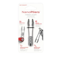 KeySmart Nano Pliers 17 KeySmart Nano Pliers -Multifunctional Tool Store KS121SS KeySmart NanoPliers in Package