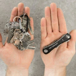 KeySmart Pro Compact Key Holder With Tile Smart Location -Multifunctional Tool Store KS411BLK KeySmart Pro vs Jumble