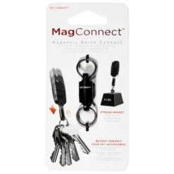 KeySmart MagConnect Magnetic Quick Disconnect -Multifunctional Tool Store KS814BLK KeySmart MagConnect Black Package
