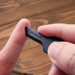 KeySmart SafeBlade Keychain Package Opener -Multifunctional Tool Store KS820BLK KeySmart SafeBlade Safe on Fingers