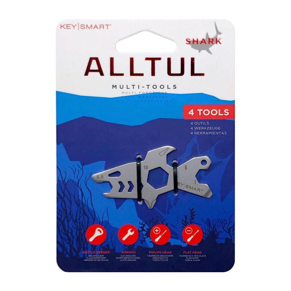 KeySmart AllTul Shark Keychain Multi-tool 4 KeySmart AllTul Shark Keychain Multi-tool - Image 2