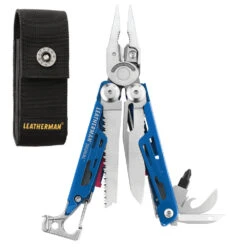Leatherman Signal Multi-Tool With Nylon Sheath 28 Leatherman Signal Multi-Tool With Nylon Sheath -Multifunctional Tool Store LT832739 Leatherman Signal Cobalt Open with Sheath