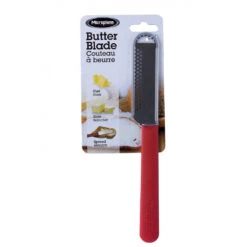 Microplane 3-in-1 Butter Blade, Red -Multifunctional Tool Store MP41151 Microplane Butter Blade Packaged