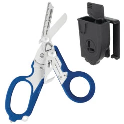 Leatherman Raptor Rescue Shears Multi-tool With Utility Holster -Multifunctional Tool Store Raptor Blue Open