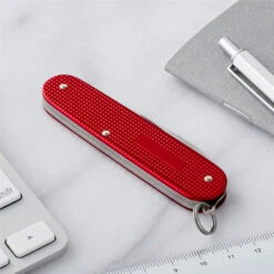 Victorinox Cadet Red Swiss Army Knife -Multifunctional Tool Store SA0260120R Cadet Back Closed Lifestyle