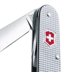 Victorinox Cadet Swiss Army Knife -Multifunctional Tool Store SA0260126 Cadet Silver Blade Detail