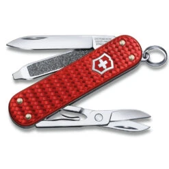 Victorinox Classic SD Precious Alox Swiss Army Knife -Multifunctional Tool Store SA06221401G Classic SD Precious Alox Iconic Red