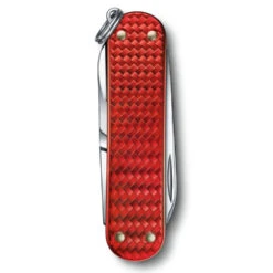 Victorinox Classic SD Precious Alox Swiss Army Knife -Multifunctional Tool Store SA06221401G Classic SD Precious Alox Red Closed Back