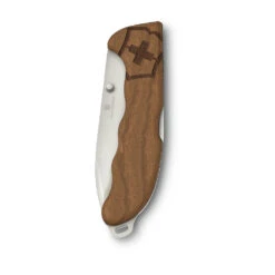 Victorinox Evoke Wood Lockblade Swiss Army Knife With Clip 13 Victorinox Evoke Wood Lockblade Swiss Army Knife With Clip -Multifunctional Tool Store SA09415D630 Victorinox Evolve Wood Closed Front View