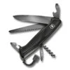 Victorinox Onyx Black RangerGrip 55 Lockblade Swiss Army Knife -Multifunctional Tool Store SA09563C31P Onyx Black Ranger Grip 55