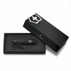 Victorinox Onyx Black Spartan Swiss Army Knife -Multifunctional Tool Store SA1360331P Onyx Black Spartan in Presentation Box