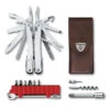 Victorinox SwissTool Spirit Plus Ratchet Pointed Multi-tool With Leather Box Sheath -Multifunctional Tool Store SA30236L SwissTool Spirit Plus Ratchet Pointed Leather Pouch