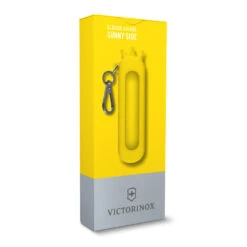 Victorinox Classic SD Silicone Case -Multifunctional Tool Store SA40450 Victorinox Classic Colors Silicone Case Sunny Side Crown Packaged