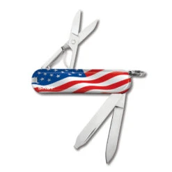 Victorinox US Flag Classic SD Designer Swiss Army Knife -Multifunctional Tool Store SA67407 American Flag NEW Logo Classic SD