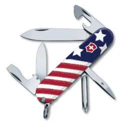 Victorinox Wounded Warrior Project Animated American Flag Tinker Swiss Army Knife -Multifunctional Tool Store SAK Tinker AnimatedFlag B3 55526 91mm S3