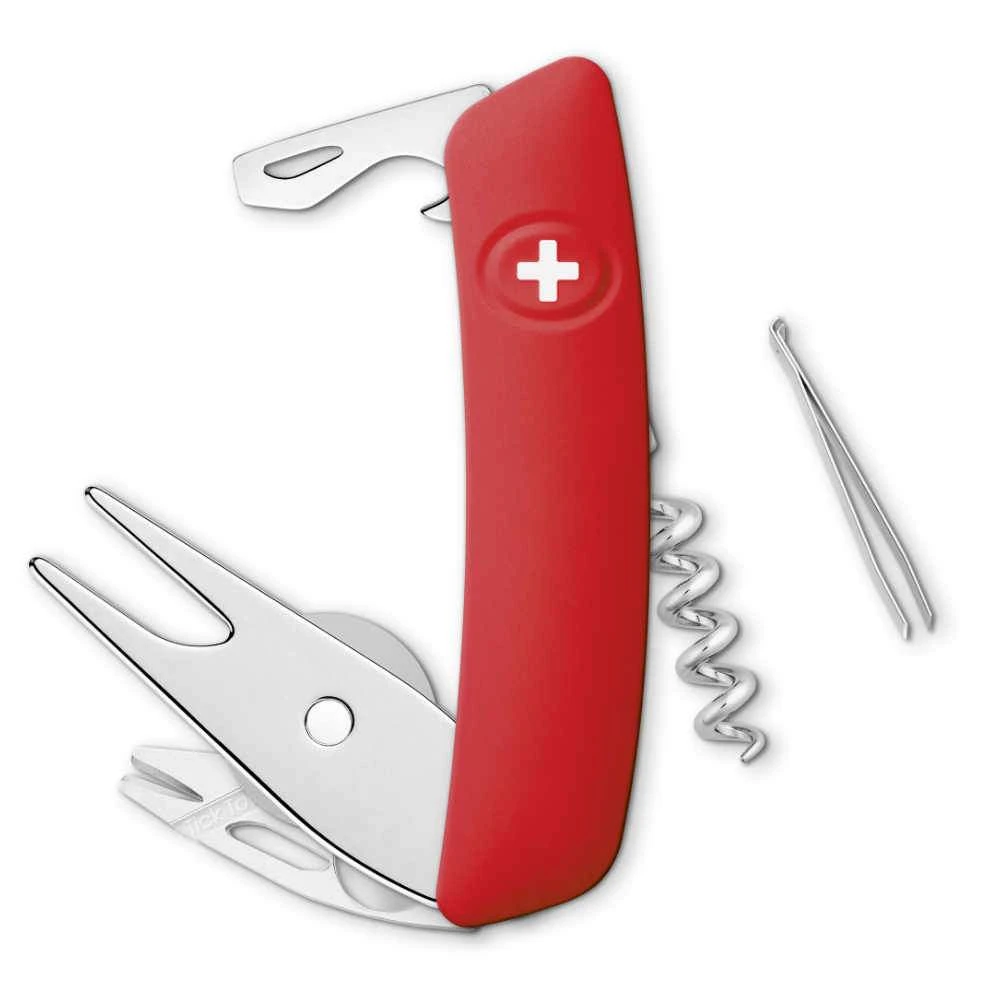 Swiza GO03 Swiss Golf Pocket Tool, Red 3 Swiza GO03 Swiss Golf Pocket Tool, Red