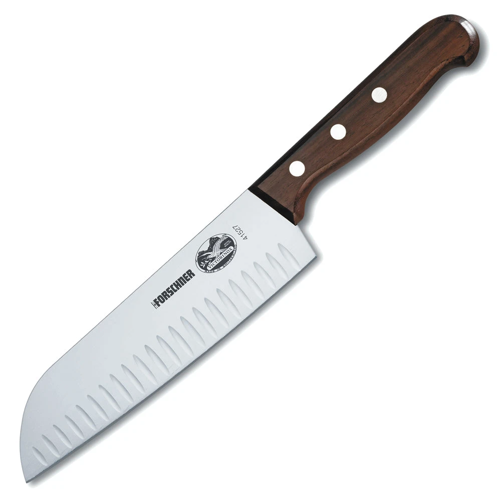 Victorinox Rosewood 7" Santoku Granton Knife 3 Victorinox Rosewood 7" Santoku Granton Knife