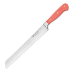 Wusthof Classic Colors 9" Double-Serrated Bread Knife 17 Wusthof Classic Colors 9" Double-Serrated Bread Knife -Multifunctional Tool Store WU1061706323 Wusthof Classic Colors 9 inch Bread Knife Coral Peach