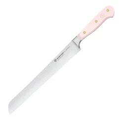 Wusthof Classic Colors 9" Double-Serrated Bread Knife 16 Wusthof Classic Colors 9" Double-Serrated Bread Knife -Multifunctional Tool Store WU1061706423 Wusthof Classic Colors 9 inch Bread Knife Pink Sea Salt