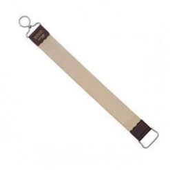 Dovo Hanging Strop - Russian Cowhide, Stainless Steel Finger Loop