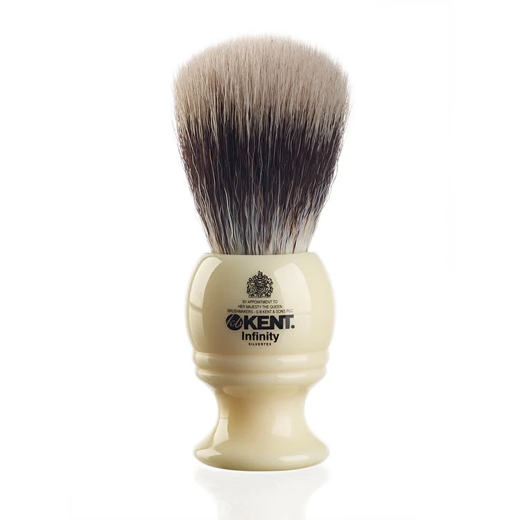 Kent Infinity Silvertex Traditional Shaving Brush 3 Kent Infinity Silvertex Traditional Shaving Brush