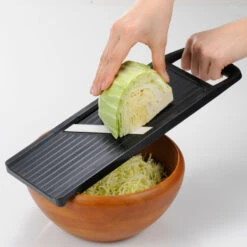 Kyocera Wide Adjustable Mandoline Slicer, Black -Multifunctional Tool Store kccsn402bkx750 4