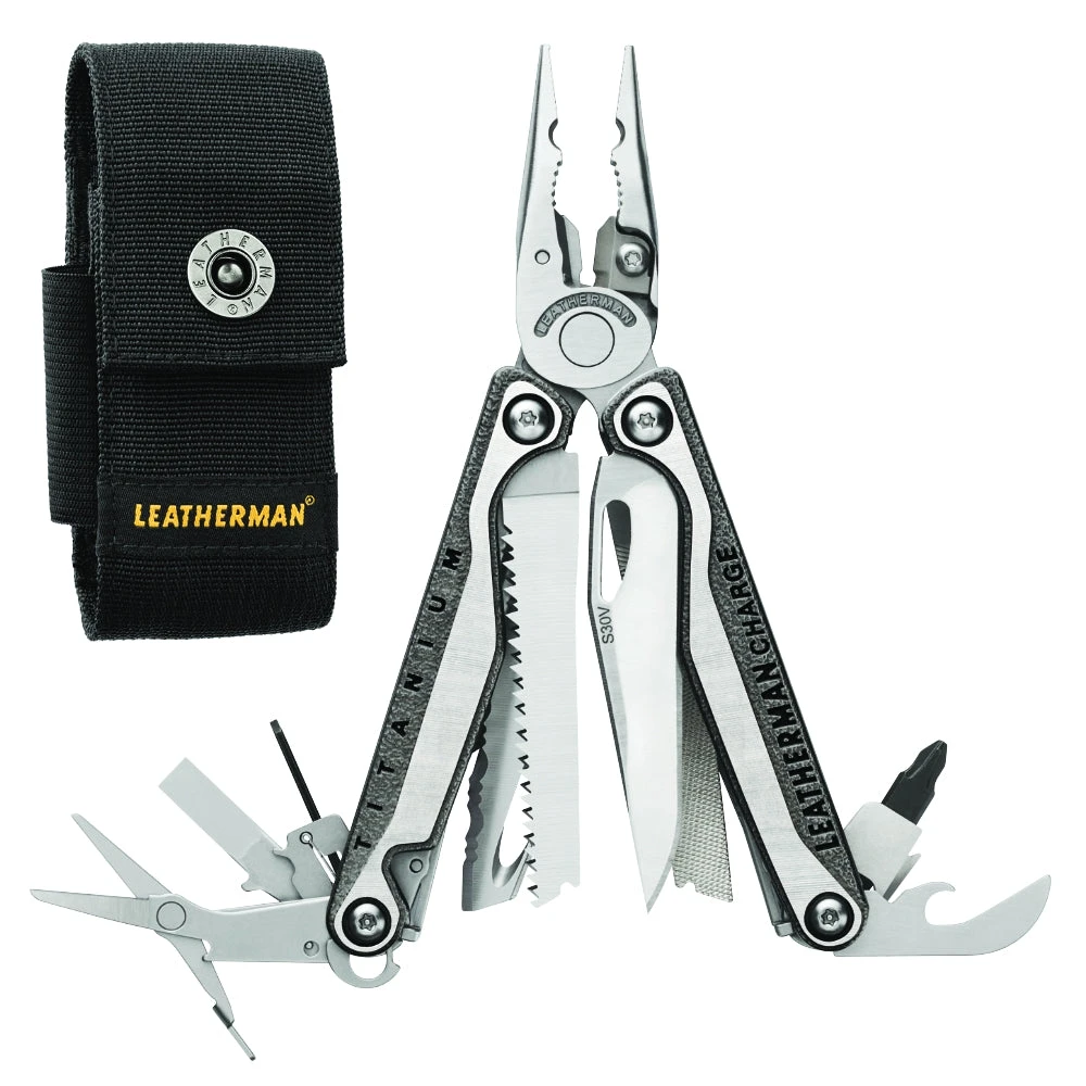 Leatherman Charge + TTi Multi-Tool With Black Nylon Sheath 3 Leatherman Charge + TTi Multi-Tool With Black Nylon Sheath