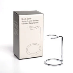 Pure Badger Shaving Brush Stand - Chrome