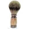 Golddachs Finest Badger Shaving Brush - Rubber Wood And Silver Handle -Multifunctional Tool Store pf7611566302x1000