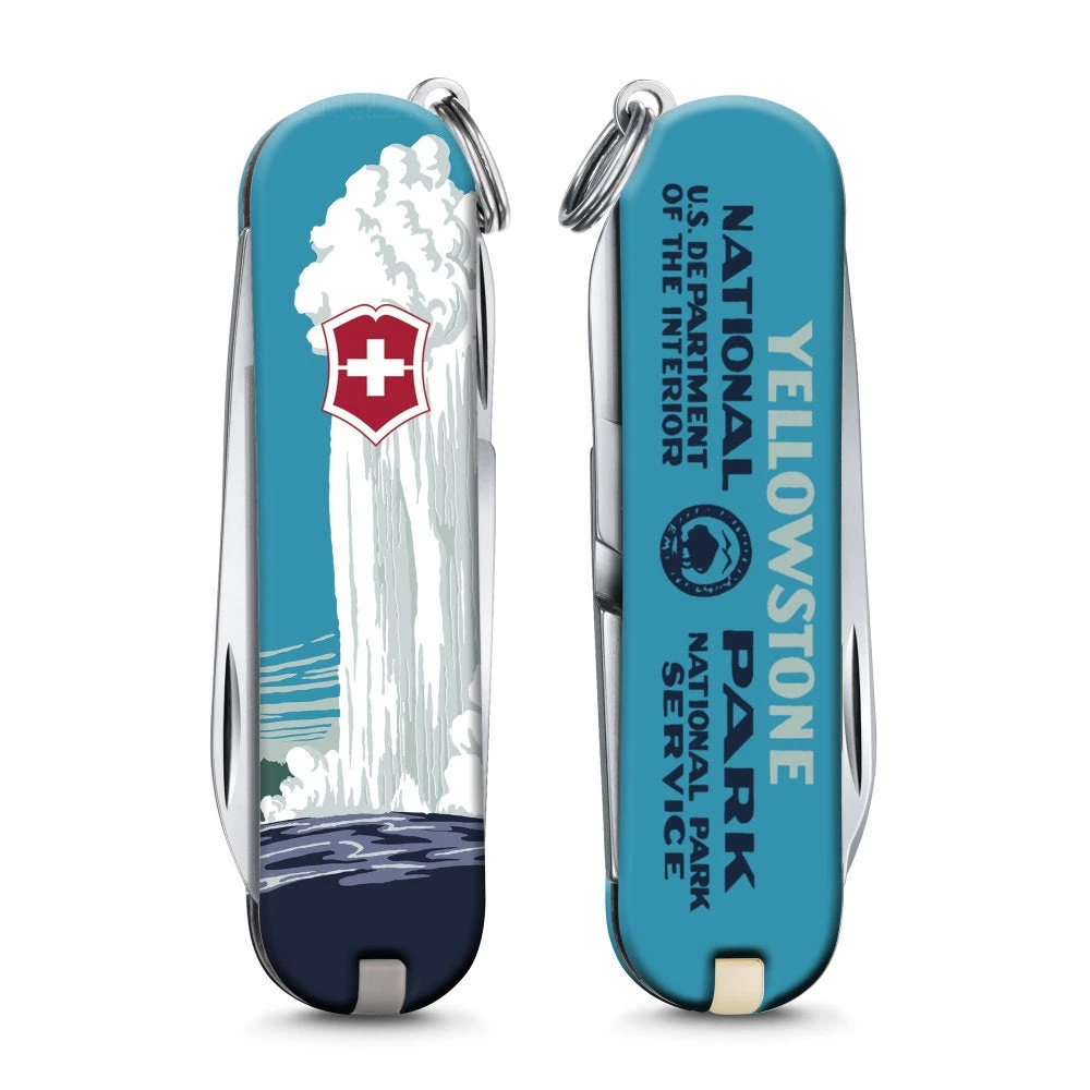 Victorinox Yellowstone National Park Poster Art Classic SD Swiss Army Knife 4 Victorinox Yellowstone National Park Poster Art Classic SD Swiss Army Knife - Image 2