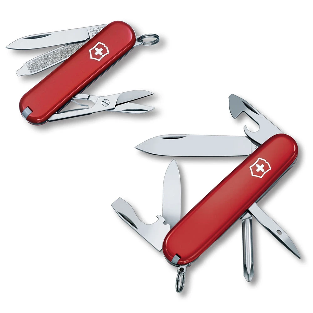 Victorinox Tinker And Classic SD Swiss Army Knife Set 3 Victorinox Tinker And Classic SD Swiss Army Knife Set