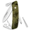 Swiza D04 Swiss Pocket Knife, Olive Fern Camouflage -Multifunctional Tool Store sz402051x1000