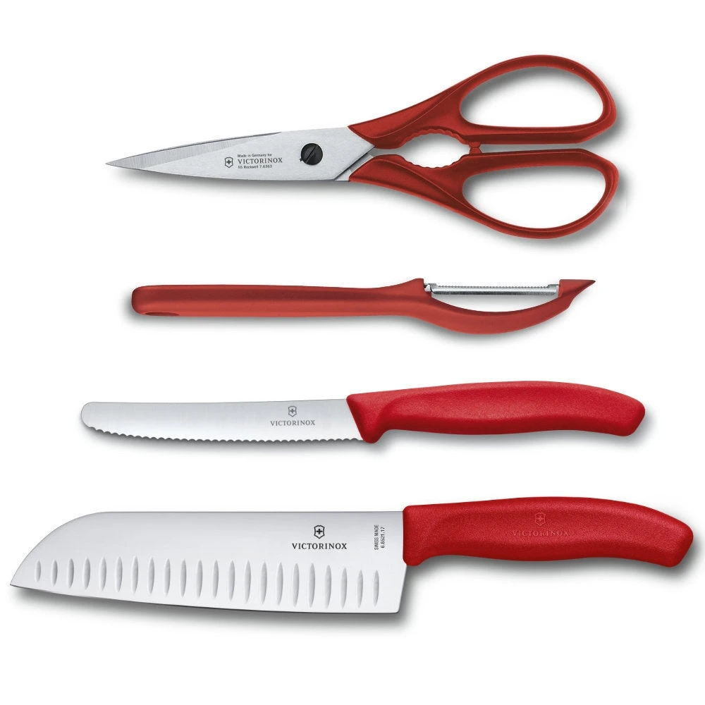 Victorinox Swiss Classic Red 4-Piece Kitchen Set 3 Victorinox Swiss Classic Red 4-Piece Kitchen Set