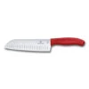 Swiss Classic 7" Santoku Knife With Red Handle By Victorinox -Multifunctional Tool Store vf6852117x1000
