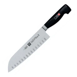 Zwilling TWIN Four Star 7" Santoku Hollow Edge Knife